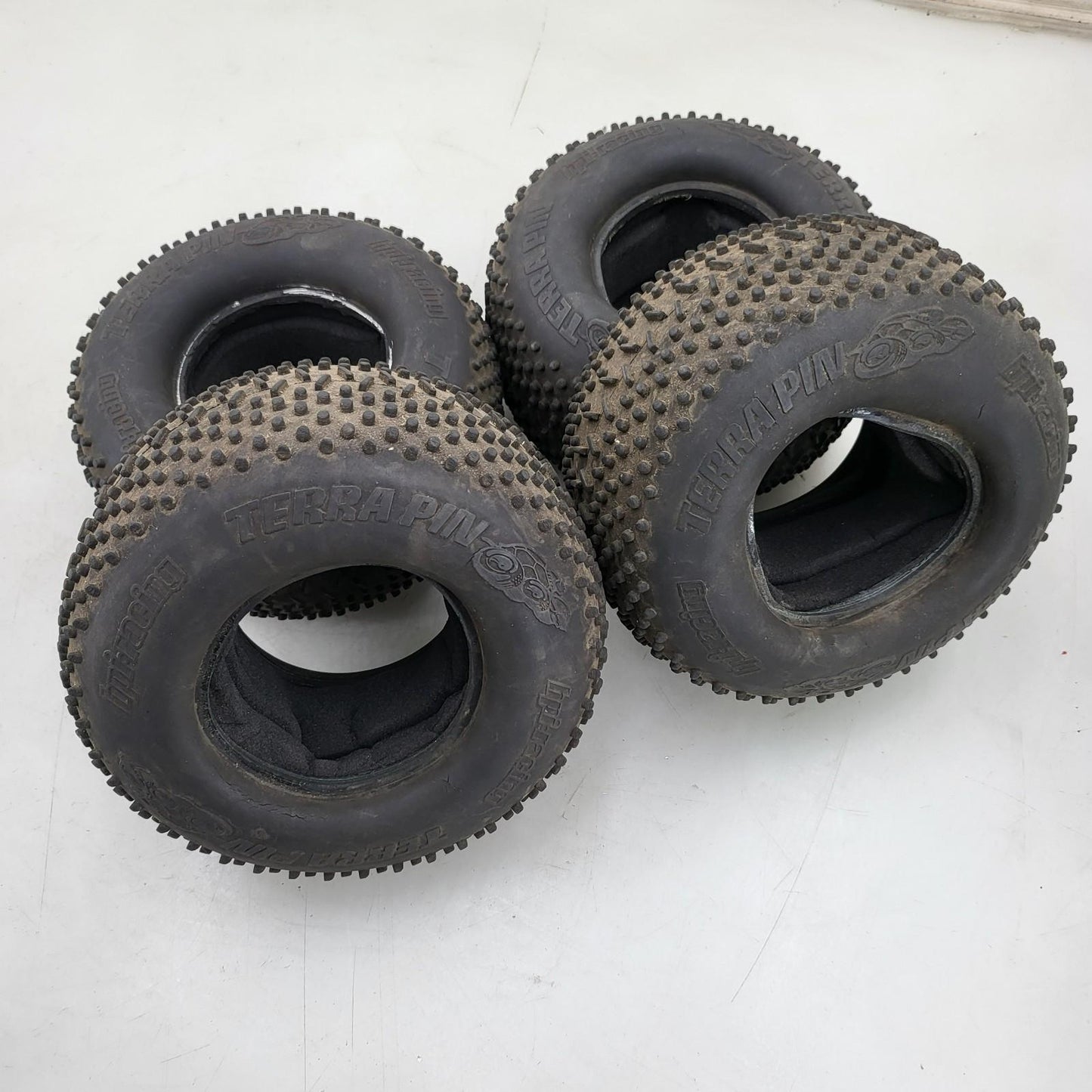 HPI Racing Savage Octane XL 1/8 Terrapin tires with foams and bullet hole wheels