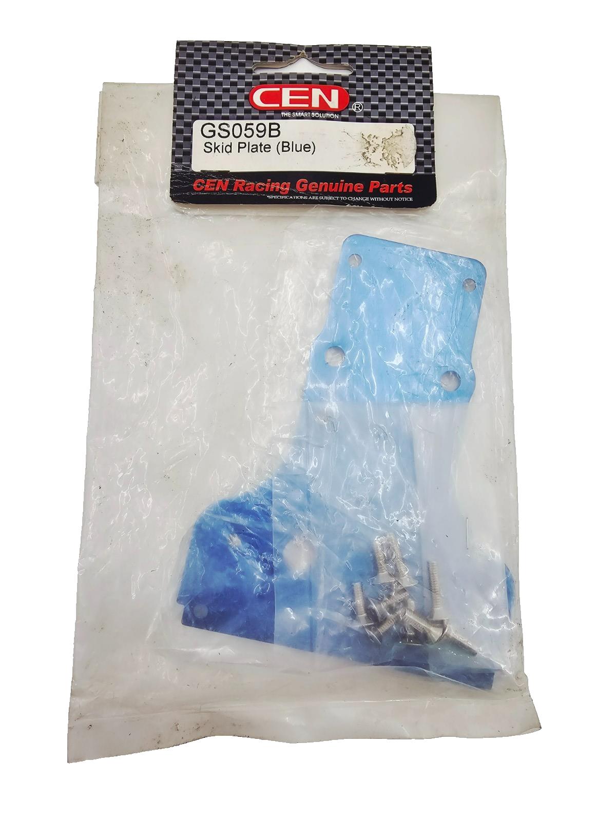 CEN Blue skid plate for GST 7.7, NOS, #GS059B