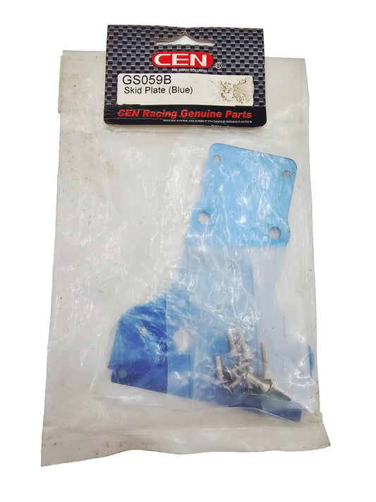 CEN Blue skid plate for GST 7.7, NOS, #GS059B