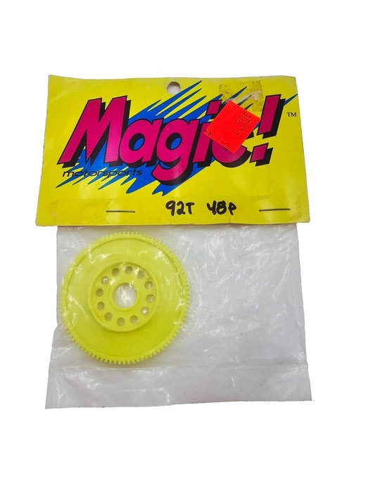 Magic Motorsports 92 tooth 48 pitch spur gear yellow #092