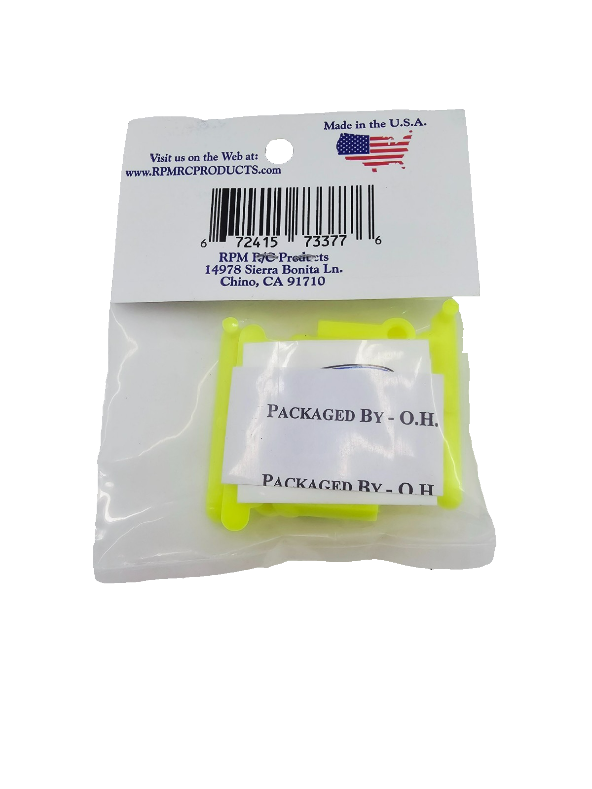 RPM Heavy duty 4-40 rod ends yellow x12 #73377