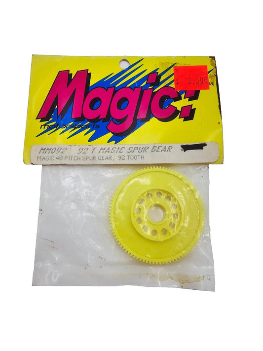 Magic Motorsports 92 tooth 48 pitch spur gear yellow #092