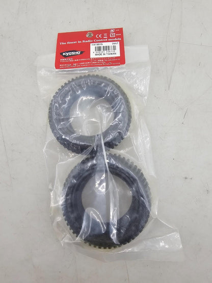 Kyosho dirt hog, kobra, front tires x2, soft compound #FAT201S NOS