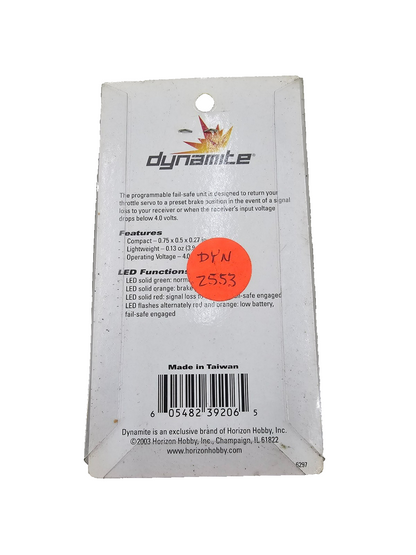 Dynamite Race guard Micro fail safe unit NOS #2553