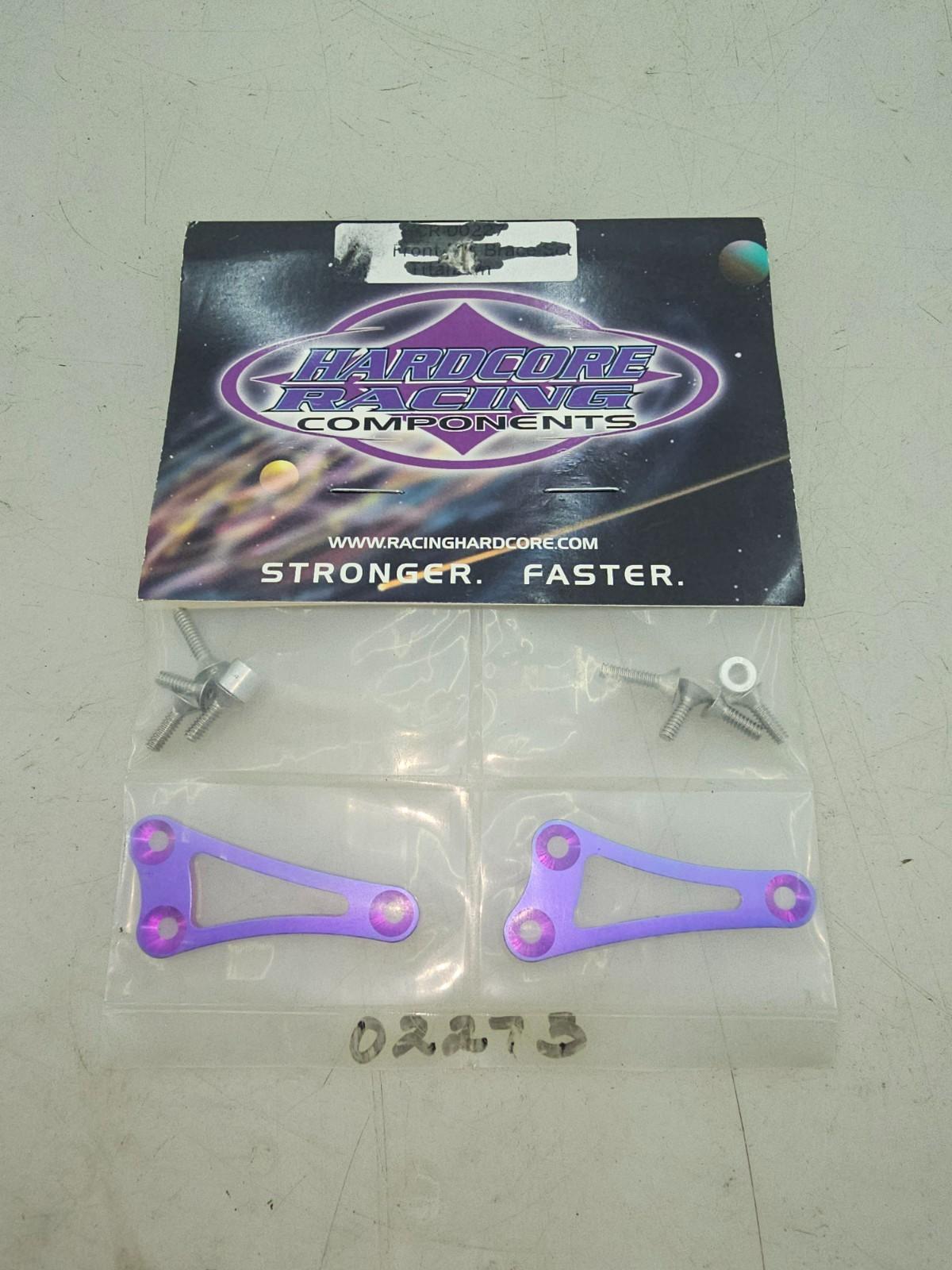 Hardcore Racing Team associated differential braces purple, new #02273