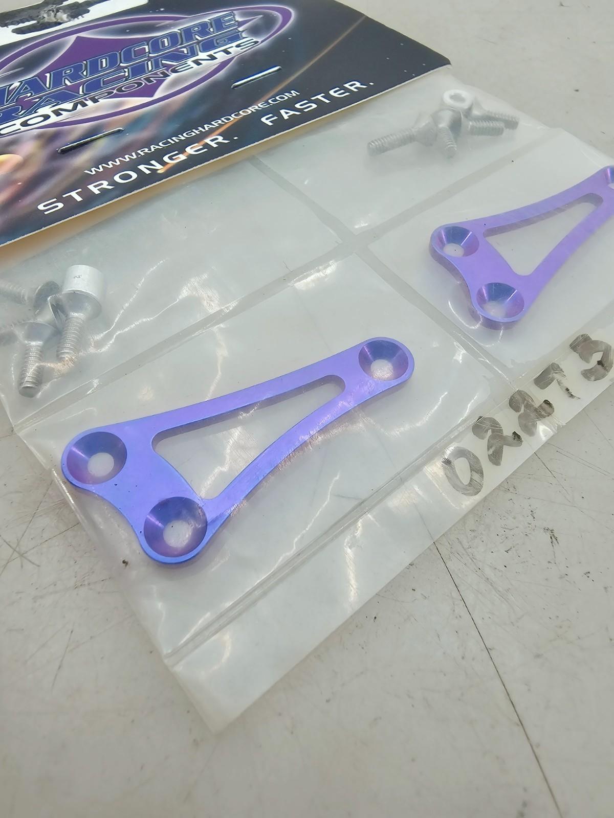 Hardcore Racing Team associated differential braces purple, new #02273
