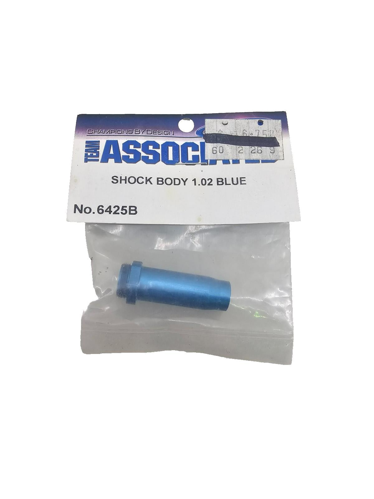 team associated Shock body 1.02 blue #6425BA