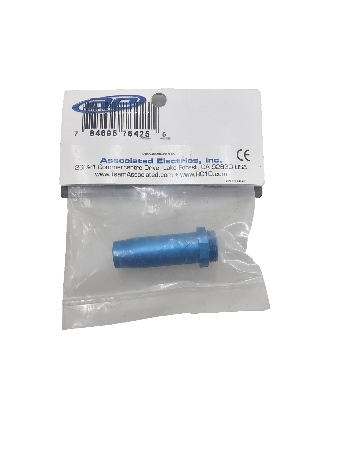 team associated Shock body 1.02 blue #6425BA