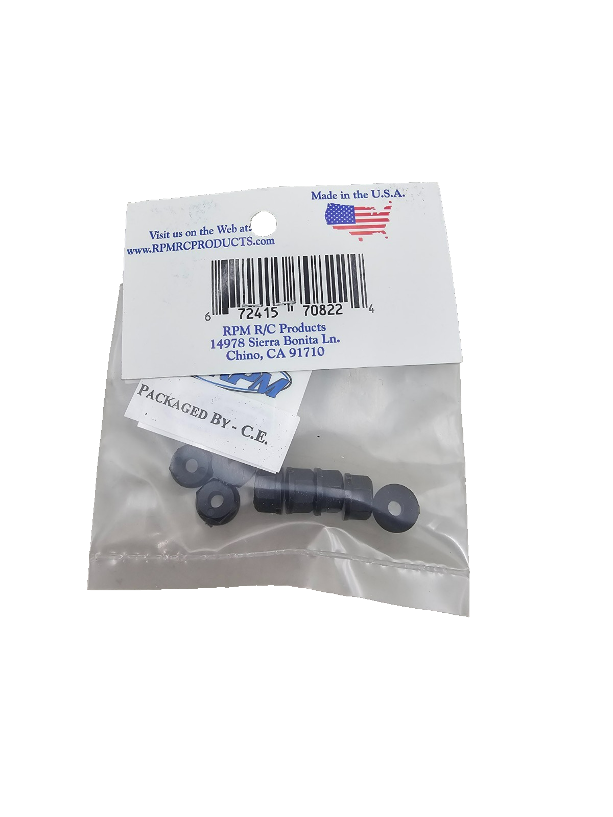 RPM 6-32 Nylon nuts, black x8 #70822