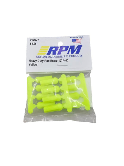 RPM Yellow rod ends 4-40 x12 #73377