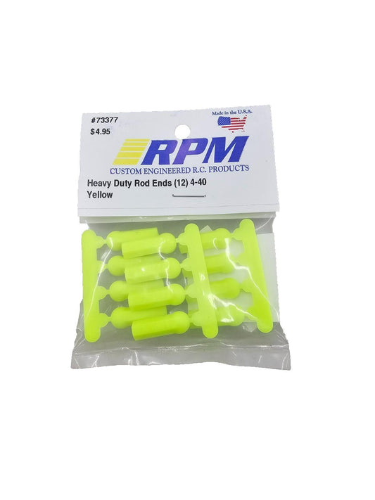 RPM Yellow rod ends 4-40 x12 #73377