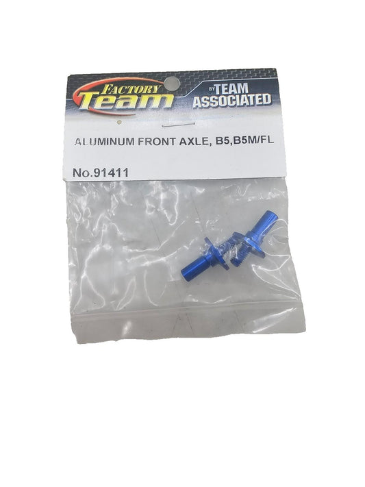 Factory Team Associated Front axles blue for RC10B5, RC10B5M NOS #91411