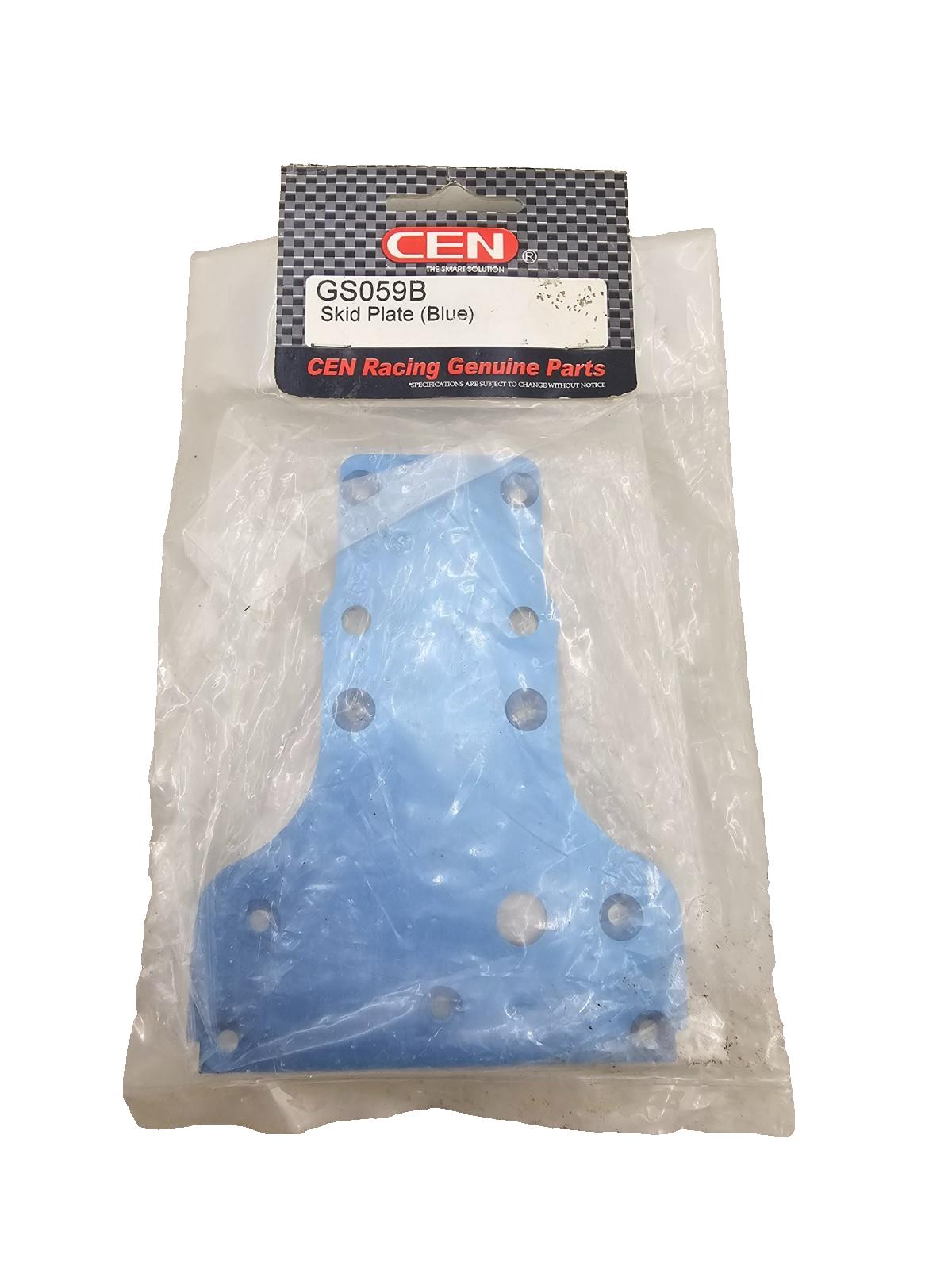 CEN Blue skid plate for GST 7.7, NOS, #GS059B