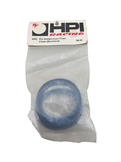HPI Pro molded inner foam 21mm blue/hard two new packs total of 4 foams #4662