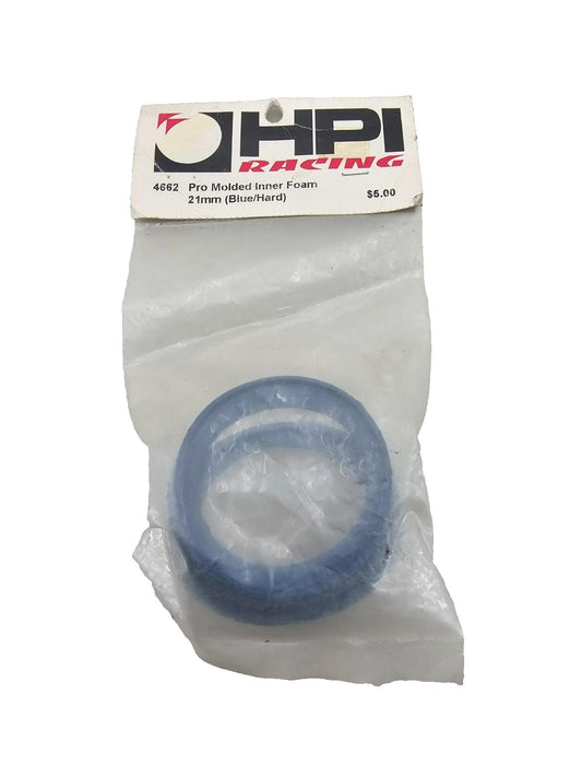 HPI Pro molded inner foam 21mm blue/hard two new packs total of 4 foams #4662