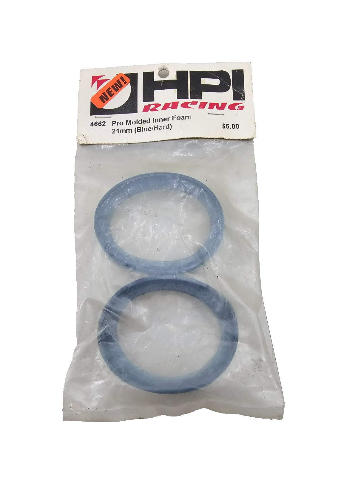 HPI Pro molded inner foam 21mm blue/hard two new packs total of 4 foams #4662