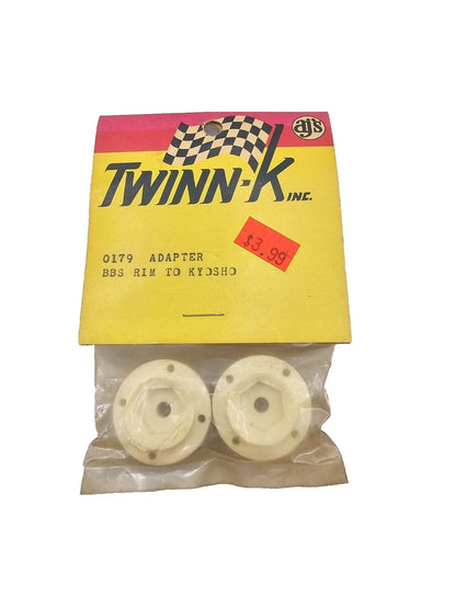 AJ's Twinn-K BBS Rim to Kyosho adapters #0179 vintage NOS