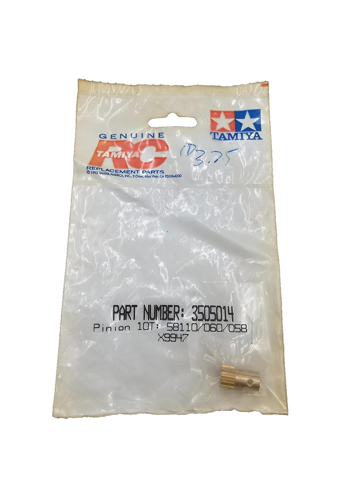Tamiya Pinion 10 tooth 58110/060/058 #3505014