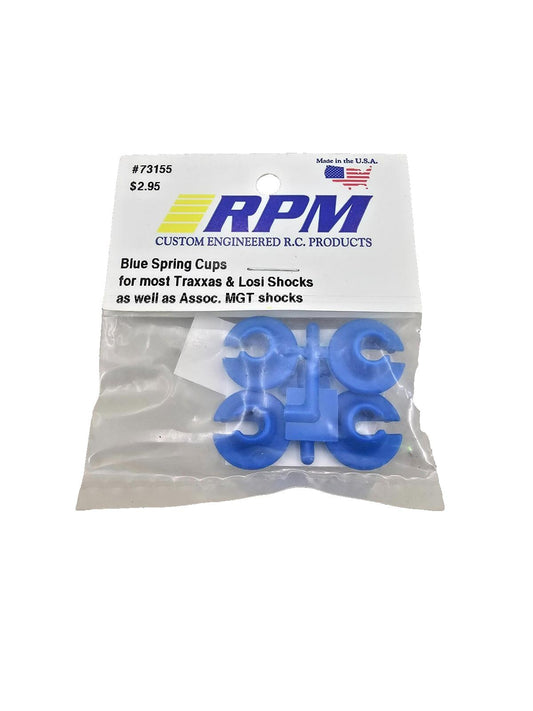 RPM Lower spring cups, blue x4 #73155
