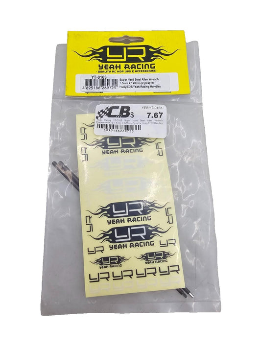 Yeah Racing Steel allen wrench 1.5mm x 120mm (2) hudy, EDS, YeahRacing #0163
