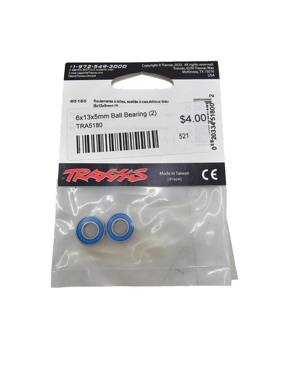 Traxxas ball bearings blue rubber seal 6x13x5mm for T-Maxx, E-Revo #5180