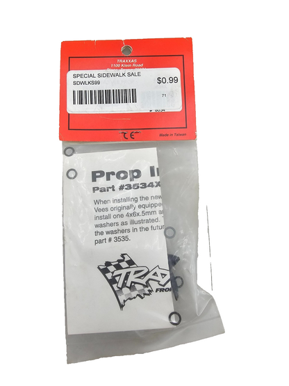 Traxxas plastic propeller , new discontinued #3534X