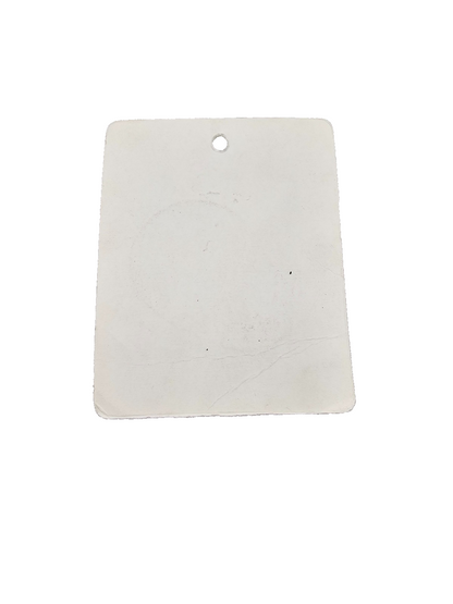 Trinity Blue aluminum B4 Motor plate, vintage NOS #TRI33006