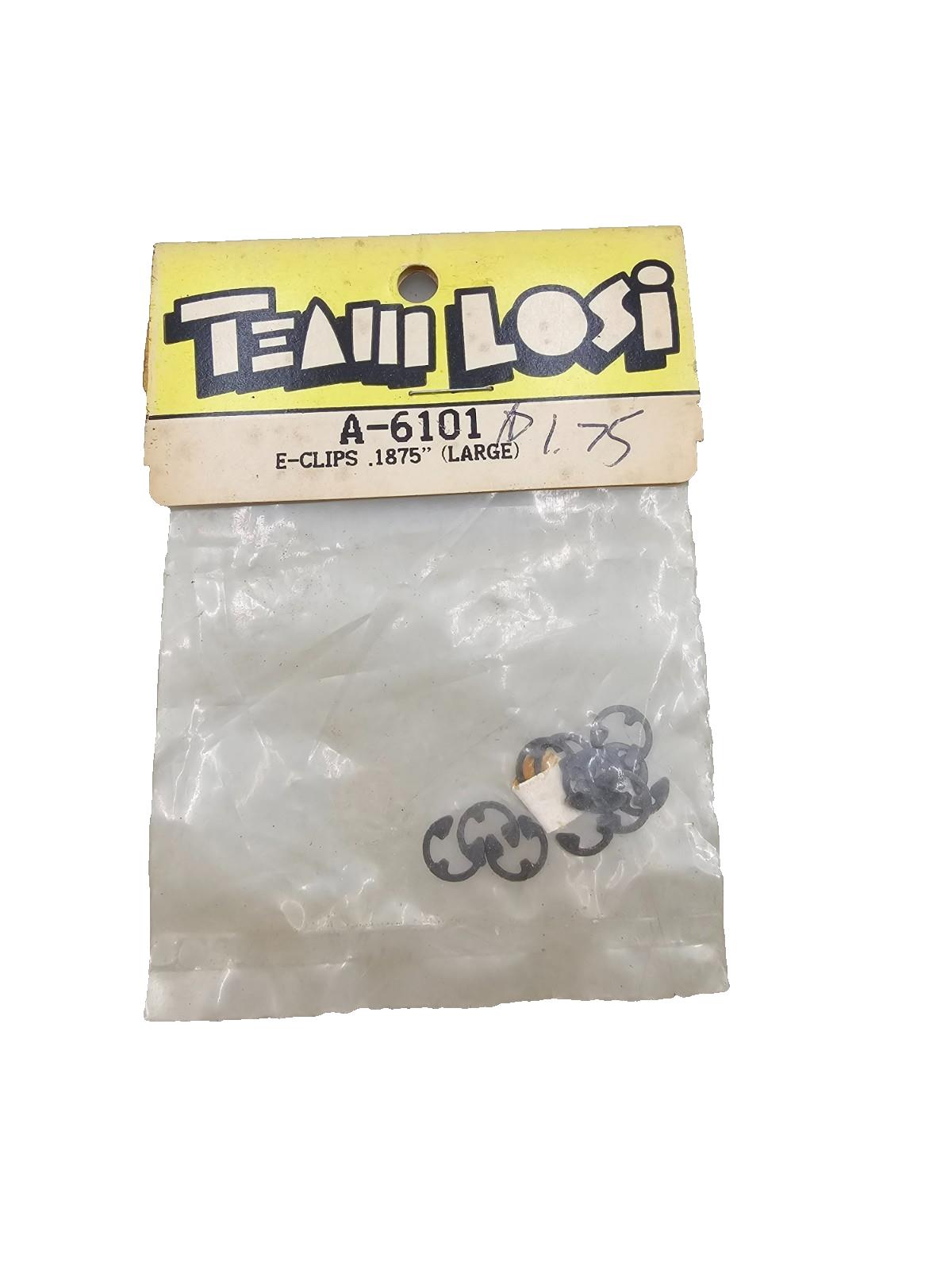 Team Losi pack of E-Clips .1875 Large, NOS #A-6101