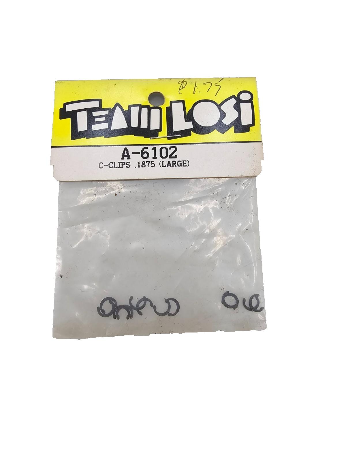 Team Losi pack of C-Clips .1875 Large, NOS #A-6102