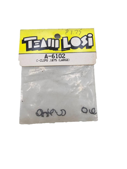 Team Losi pack of C-Clips .1875 Large, NOS #A-6102
