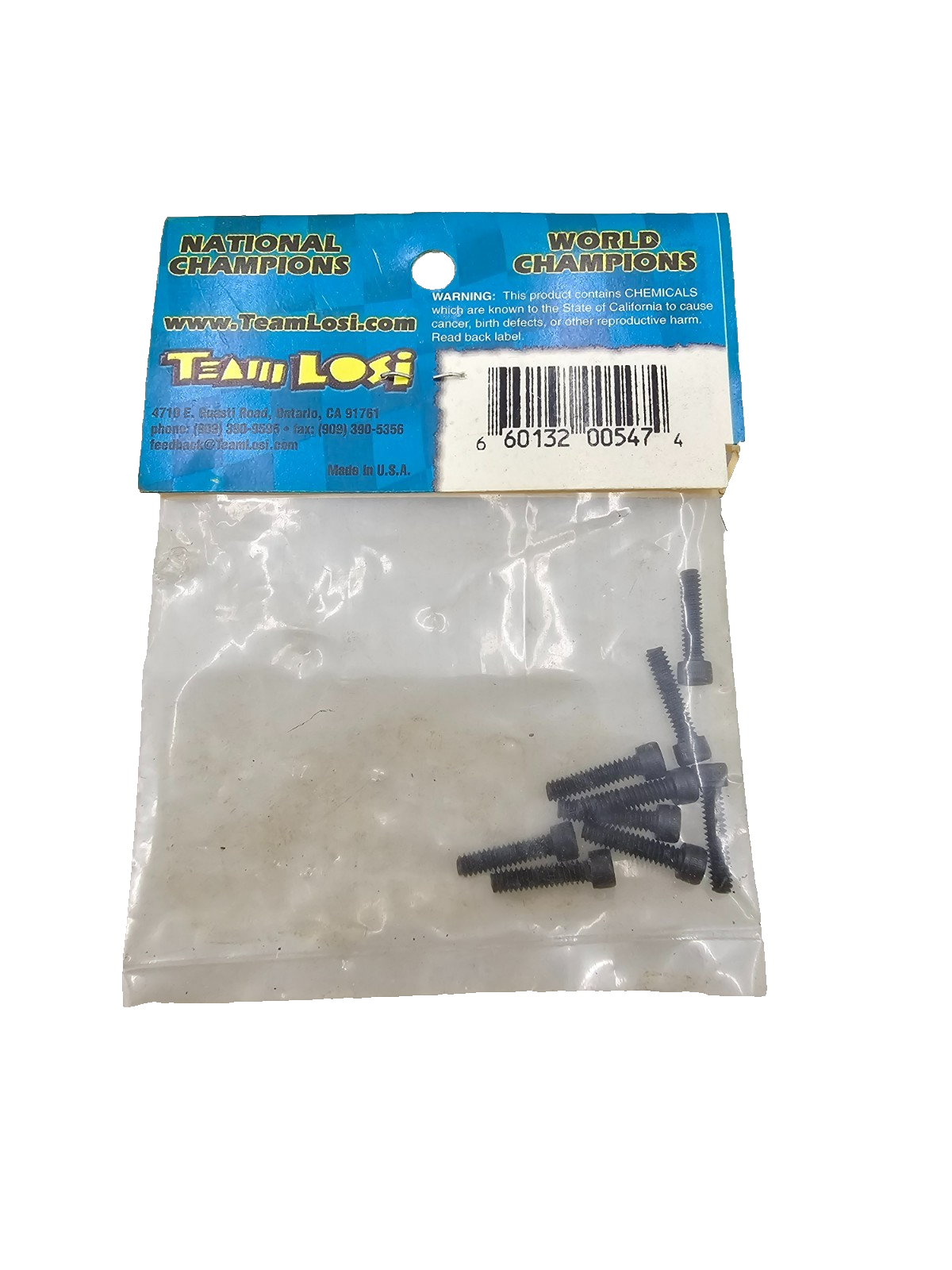 Team Losi 4-40 x 1/2 cap-head screws #A-6204