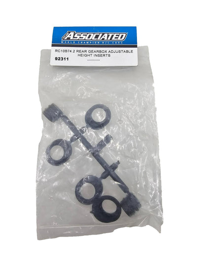 Team Associated RC10B74.2 Rear gearbox adjustable height inserts #92311