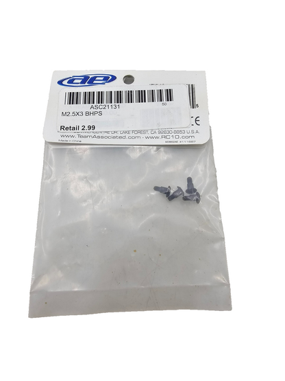 Team Associated 2.5x3mm button head shoulder screws x4 #21131