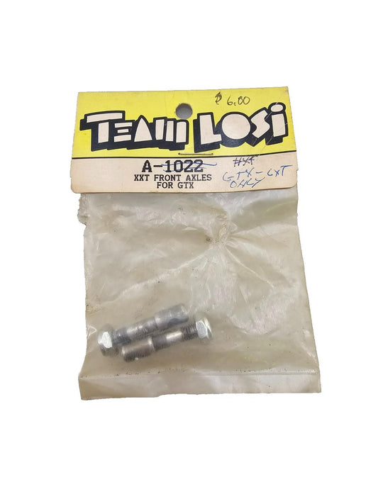 Team Losi Front aluminum axles for XXX-T, vintage NOS #A-1022
