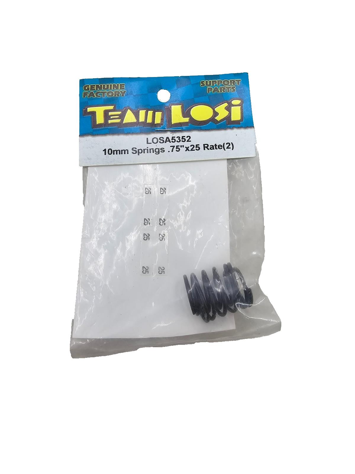 Team Losi 10MM Springs .75" x 25 rate (2) #5352