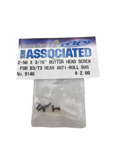 Team Associated 2-56 x 3/16" screws for B3, T3 rear anti-roll bar #9146