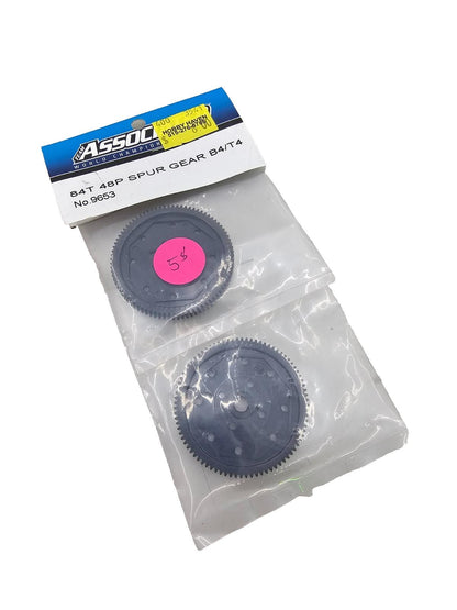 Team Associated 84 tooh 48 pitch spur gear x2 #9653