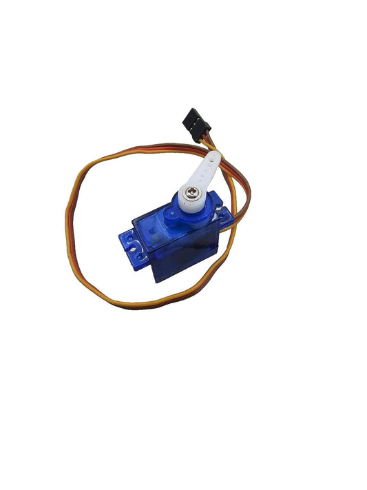 Horizon hobby micro blue transparent servo with horn, tested and working