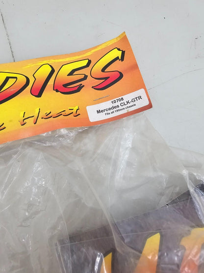 Hot Bodies 190mm chassis Vintage NOS Mercedes CLK-GTR unpainted body Rare #10708