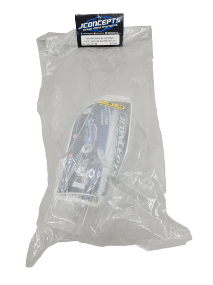 JConcepts Team Associated RC10 New Clear Buggy Lexan Body w Wing #0410-6142