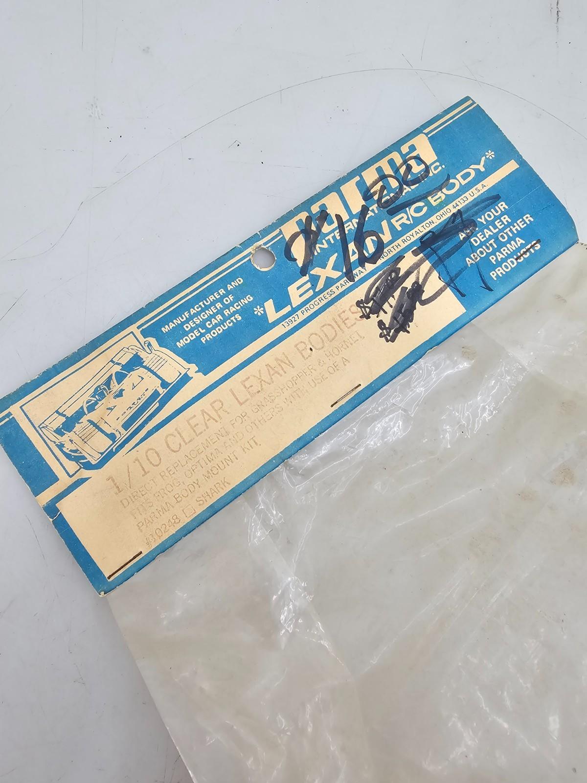 Parma Shark clear .040" buggy body for 1/10 grasshopper, hornet, frog #10248