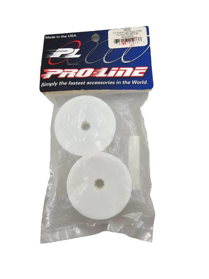 Pro-Line RC10, B2, B3 2.2 Wide white front wheels for 1/10 buggy #2639