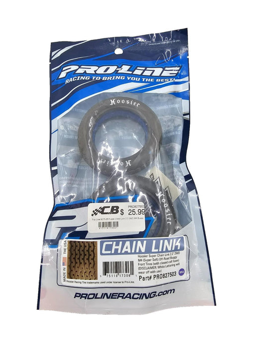 PRO-Line Hoosier super chain link 2.2 2WD M4 Off road buggy front tires #PRO8275