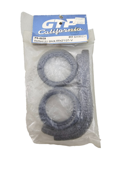 GTP Pit Shimizu vintage Slick Tires lot of 3 packs, 64x22/25-v, 66x21/25-v, +1