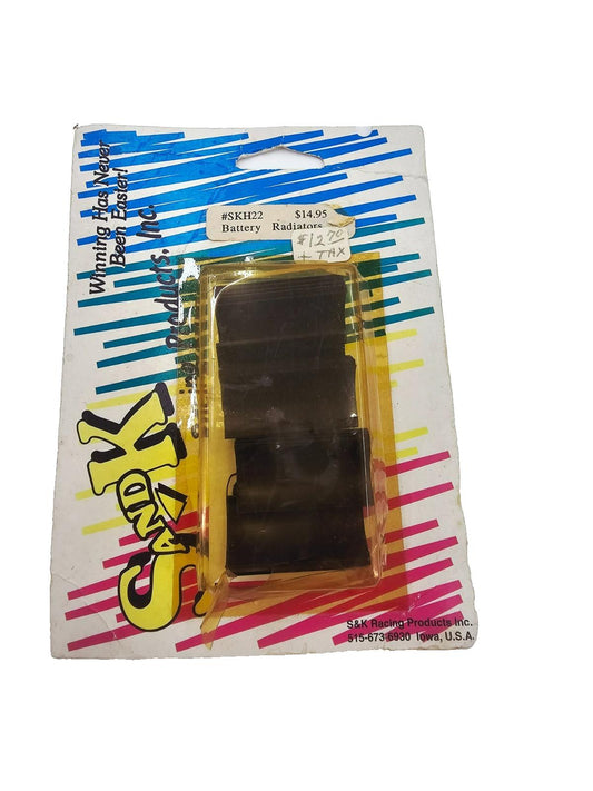 S&K SKH22 Battery radiators/ heat sinks NOS Vintage, crack in packaging
