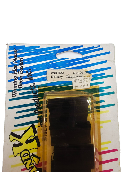 S&K SKH22 Battery radiators/ heat sinks NOS Vintage, crack in packaging