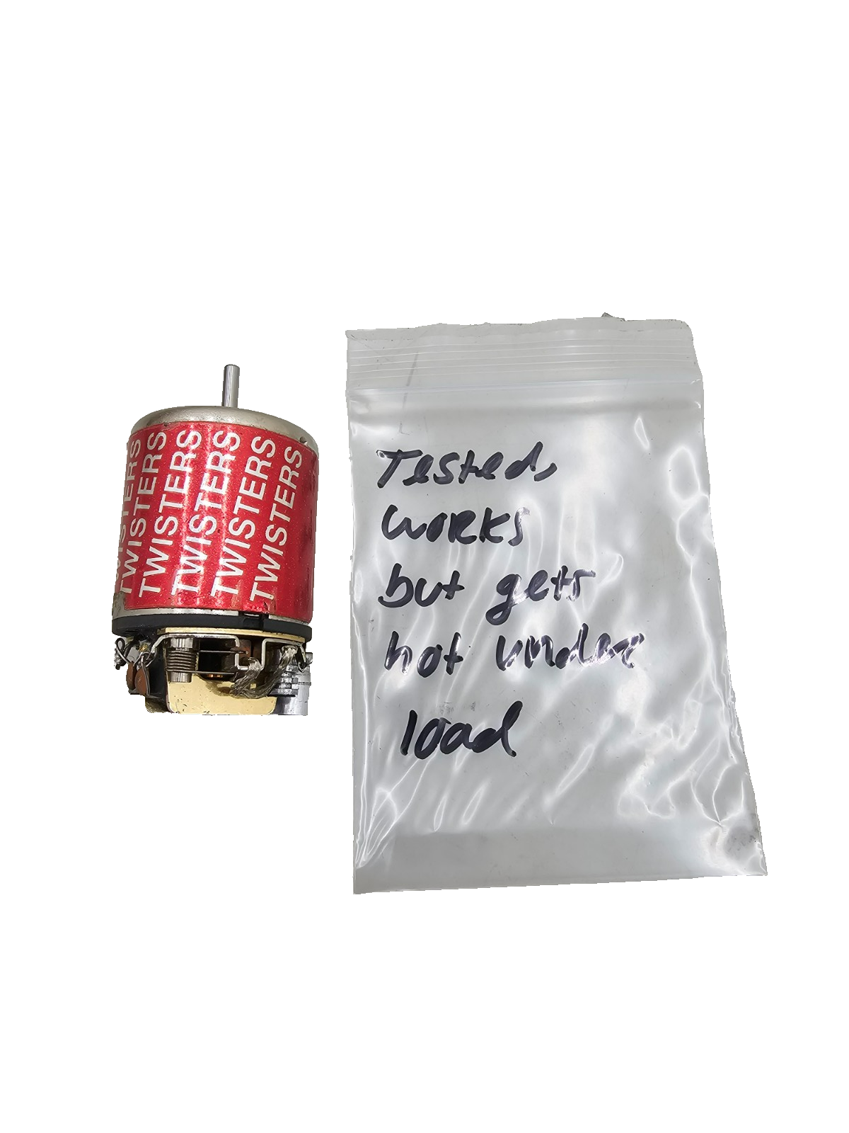 Yokomo Twisters 1/10th scale motor, tested and working but gets hot under load