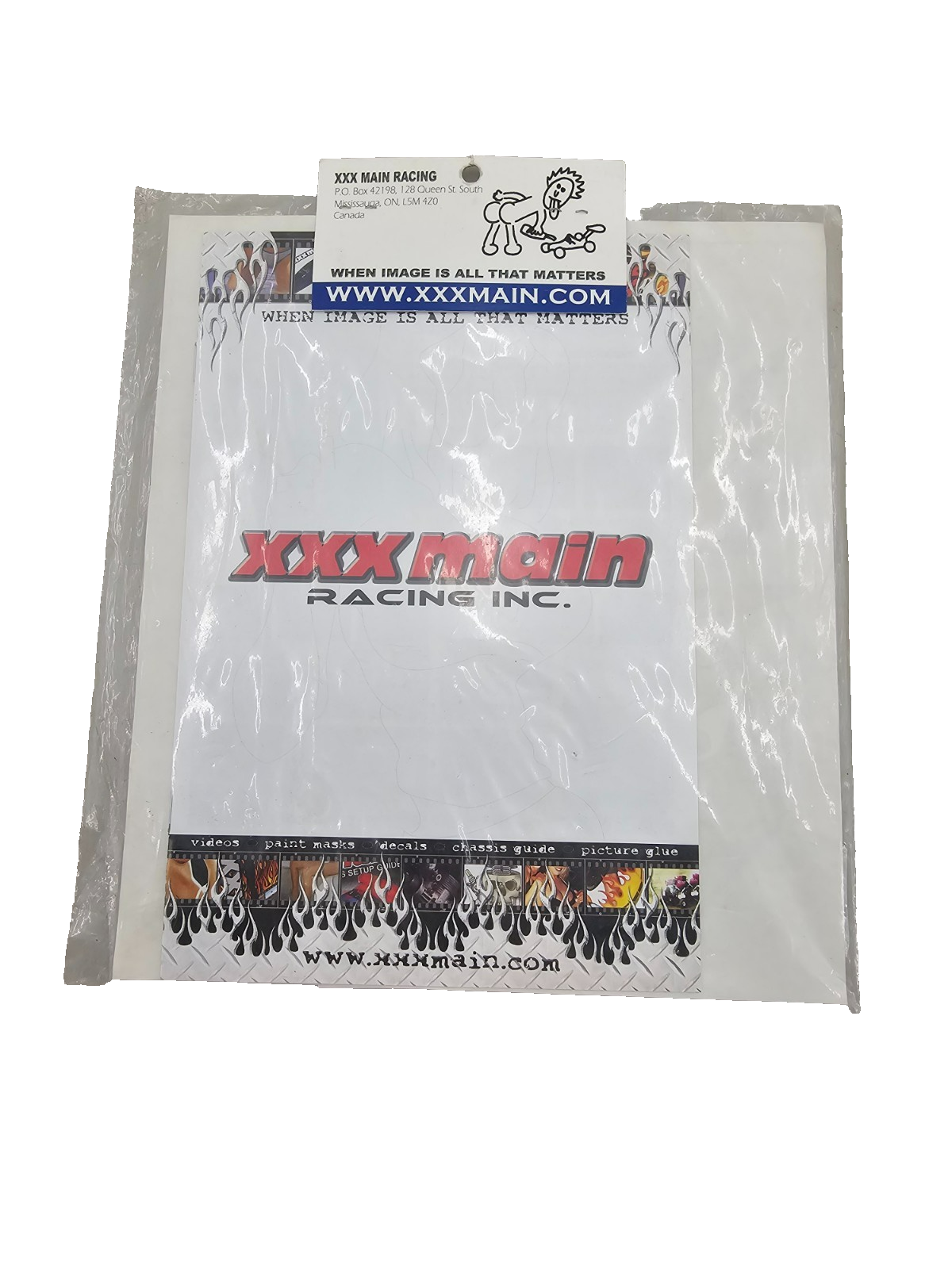XXX Main Racing Deranged internal graphic decals, NOS #R010