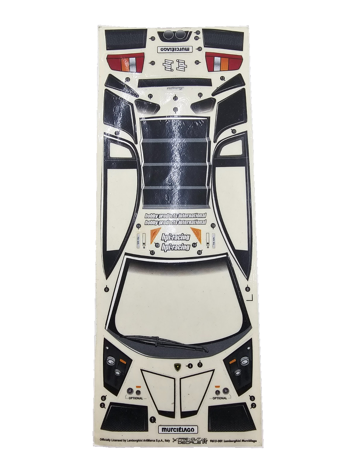 Vintage Micro RS4, Xray, m18 1/18 Murcielago decal sheets complete, rare