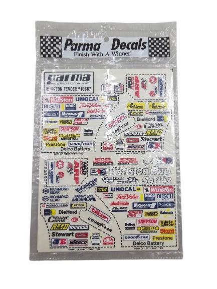 Parma Vintage NOS Winston cup busch gatorade heinz die hard decal sheet #10687